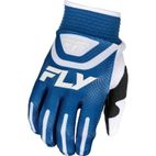 Guantes infantiles FLY RACING F-16 - Azul oscuro / Blanco - motoscamaralweb.com