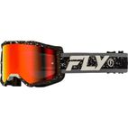 Gafas FLY RACING Zone - Negro / Gris - Lente Red Mirror / Ahumado - motoscamaralweb.com