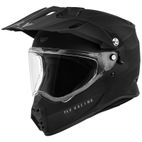 Casco FLY RACING Trekker Solid - Negro mate- motoscamaralweb.com