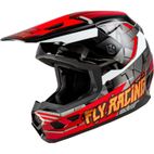 Casco infantil FLY RACING Kinetic Scorched - Rojo / Negro / Blanco- mo