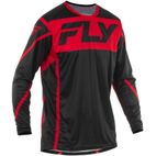 Camiseta FLY RACING Lite - Negro / Rojo - motoscamaralweb.com