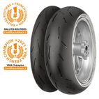 Neumático CONTINENTAL CONTIRACEATTACK 2 STREET 180/55 ZR 17 M/C (73W) TL - motoscamaralweb.com