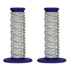 Puños SCAR X2R Dual Density Full Diamond - Gris / Azul - motoscamaralweb.com