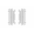 Aletines de radiador Polisport SUZUKI Blanco - motoscamaralweb.com