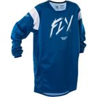 Camiseta infantil FLY RACING Kinetic Stoke - Navy / Blanco - motoscamaralweb.com
