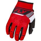 Guantes FLY RACING Kinetic Prix - Rojo / Gris / Blanco - motoscamaralweb.com