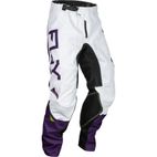 Pantalón FLY RACING Kinetic Reload - Deep Purple / Blanco / Hi-Vis - motoscamaralweb.com