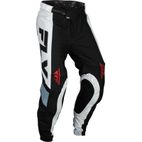 Pantalón FLY RACING Lite - Negro / Blanco / Denim Grey - motoscamaralweb.com