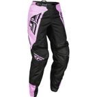 Pantalón mujer FLY RACING F-16 - Negro / Lavanda - motoscamaralweb.com