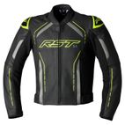 Chaqueta RST S1 cuero hombre - Amarillo Flúor - motoscamaralweb.com