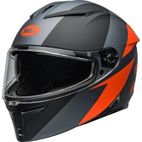 Casco BELL Lithium - Shear Matte Gray/Orange - motoscamaralweb.com