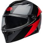 Casco BELL Lithium - Shear Gloss Metallic Gray/Red - motoscamaralweb.com