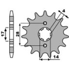 Piñón PBR acero estándar 2107 - 420 - motoscamaralweb.com