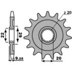 Piñón PBR acero estándar 2146 - 520 - motoscamaralweb.com