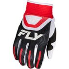 Guantes infantiles FLY RACING F-16 - Negro / Rojo / Blanco - motoscamaralweb.com