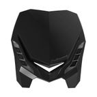 Careta con faro POLISPORT E-Blaze negra - motoscamaralweb.com