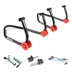 Kit completo caballetes paddock BIHR delantero y trasero + 3 soportes - motoscamaralweb.com