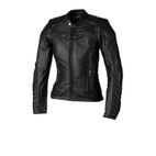 Chaqueta de Piel (Mujer) RST ROADSTER 3 CE Negro. Talla 8/XS - motoscamaralweb.com