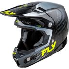 Casco FLY RACING Formula S Carbon Protocol - Carbono negro / Gris / Hi-Vis - motoscamaralweb.com