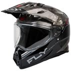 Casco FLY RACING Trekker Kryptek Conceal - Negro / Gris / Blanco - motoscamaralweb.com