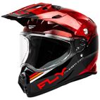 Casco FLY RACING Trekker Kryptek Conceal - Rojo / Negro - motoscamaralweb.com