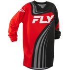 Camiseta infantil FLY RACING F-16 - Negro / Rojo / Blanco - motoscamaralweb.com