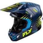Casco FLY RACING Formula CP Slice - Navy / Hi-Vis / Blanco - motoscamaralweb.com