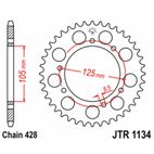 Corona JT SPROCKETS acero estándar 1134 - Paso 428 - motoscamaralweb.com