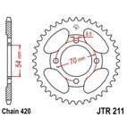 Corona JT 211 de acero con 39 dientes - motoscamaralweb.com