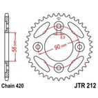 Corona JT 212 de acero con 34 dientes - motoscamaralweb.com