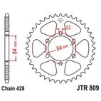 Corona JT SPROCKETS acero estándar 809 - Paso 428 - motoscamaralweb.com