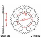Corona JT SPROCKETS acero estándar 819 - Paso 520 - motoscamaralweb.com