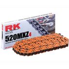 Cadena RK FO520MXZ4 con 96 eslabones naranja - motoscamaralweb.com