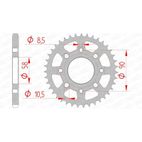 Corona AFAM acero estándar 10201 - Paso 428 - motoscamaralweb.com