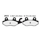 Juego pastillas de freno NISSIN 2P272NS Tra. 1050 TIGER 04-09 - motoscamaralweb.com