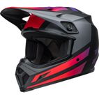 Casco BELL MX-9 Mips - Alter Ego Gloss Matte Black/Red - motoscamaralweb.com