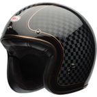 Casco BELL CUSTOM 500 RSD Check It Negro brilante/Oro - motoscamaralweb.com