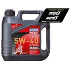 Garrafa de 4L aceite Liqui Moly 100% sintético 4T Synth 5W-40 Off road Race 3019 - motoscamaralweb.com