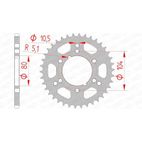 Corona AFAM acero estándar 98300 - Paso 520 - motoscamaralweb.com