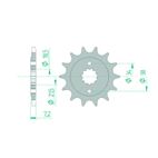 Piñón AFAM acero estándar 20320 - Paso 520 - motoscamaralweb.com