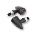 Intermitente/luz de posición LED HIGHSIDER pro Apollo Bullet 2in1 - cristal ahumado - homologado E - par - motoscamaralweb.com