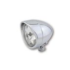 Faro auxiliar cromado SHIN YO Bullet smoothed - motoscamaralweb.com