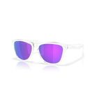 Gafas de Sol OAKLEY Frogskins S Polished Clear - Lentes Prizm Violet - motoscamaralweb.com