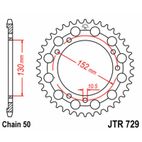 Corona JT SPROCKETS acero estándar 729 - Paso 530 - motoscamaralweb.com