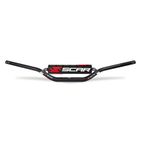 Manillar SCAR X² McGrath/Short Ø28.6mm - Negro / Protector negro - motoscamaralweb.com