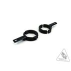 Soporte de luces Denali para horquilla invertida Ø50-60mm color negro - motoscamaralweb.com