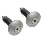 Juego contrapesos manillar V PARTS - finos plata - motoscamaralweb.com