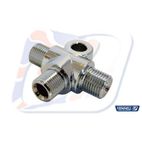 Conector T macho Venhill sujeción M6 - motoscamaralweb.com