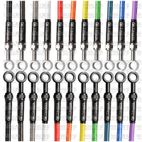 Kit de latiguillos delanteros Venhill Negro/Negro KAW11010F1 - motoscamaralweb.com