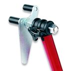 Caballete delantero universal BIKE LIFT rojo con soportes pivotantes - motoscamaralweb.com